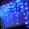 LED vianočné osvetlenie - GIRLANDA, 3m reťaz, 100xLED, IP20 modrá